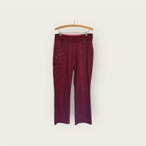 Beyond Scrubs Maroon Scrub Pants